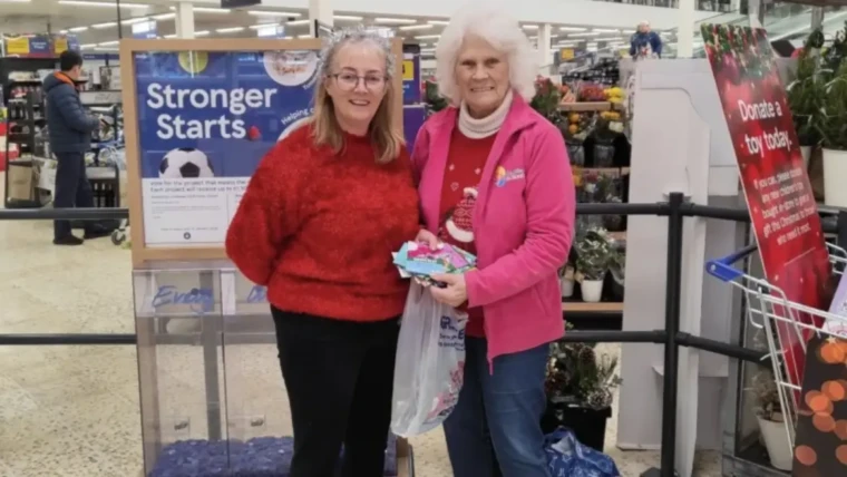 Donation of vegetable and flower seeds from Tesco