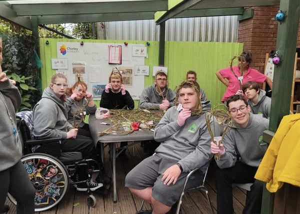 Astley Park School pupils at our workshop